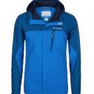 Columbia - Extraleichte, wetterfeste Nylon-Jacke, blau 4XL